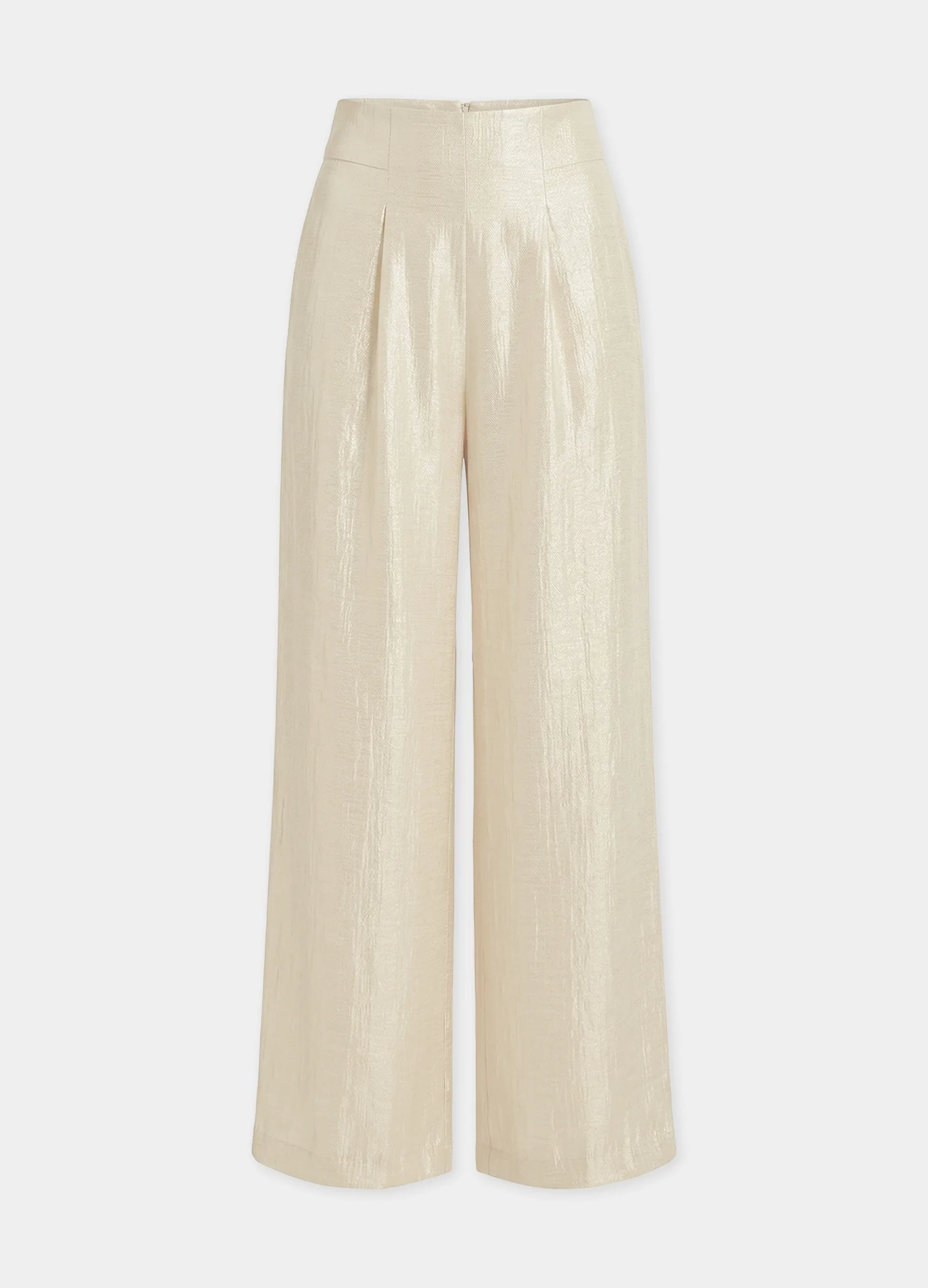 Conjunto de blusa y pantalón marfil Tiana-Ellie - Image 3