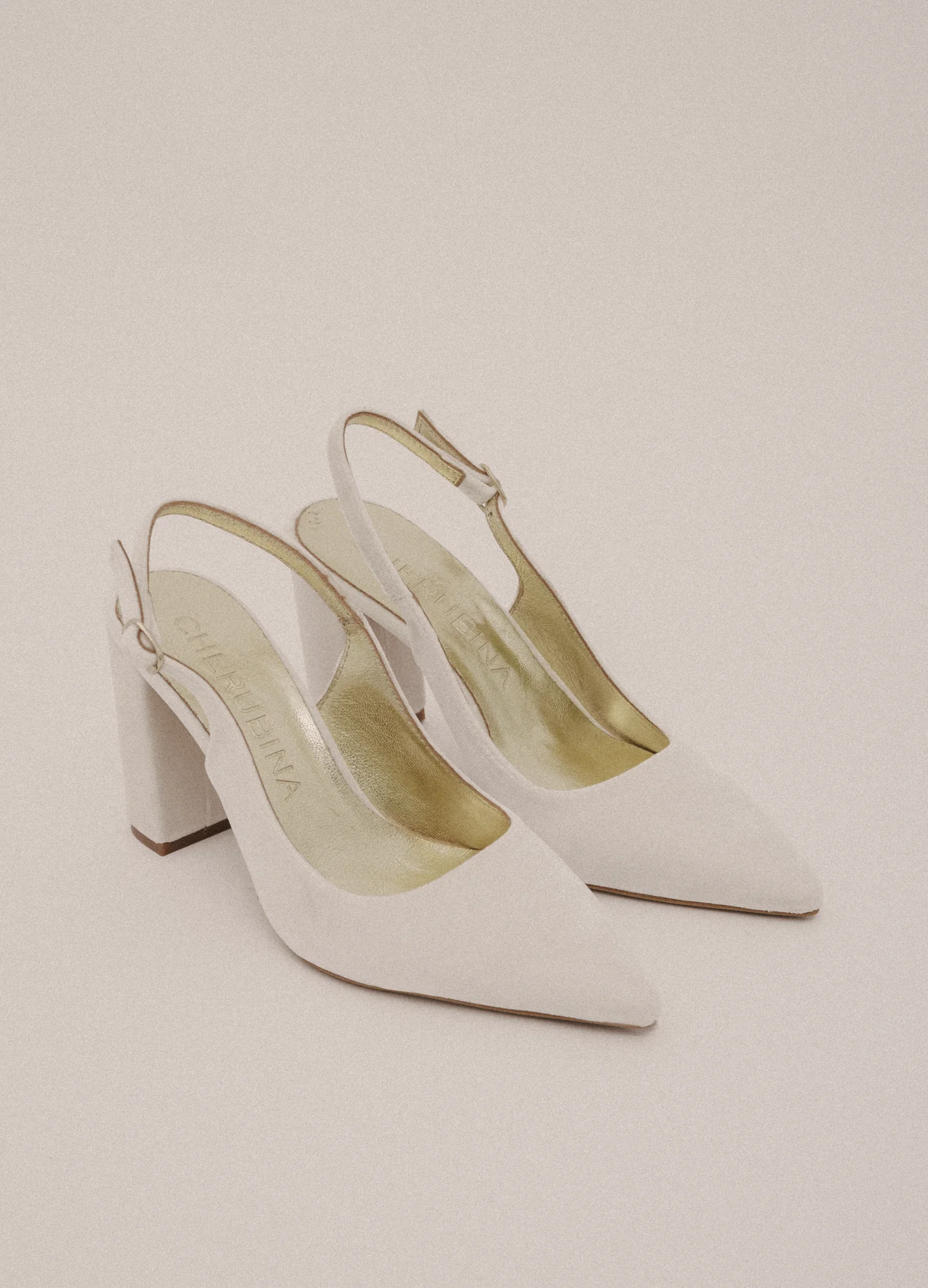 Zapato de terciopelo San Antonio White - Image 2